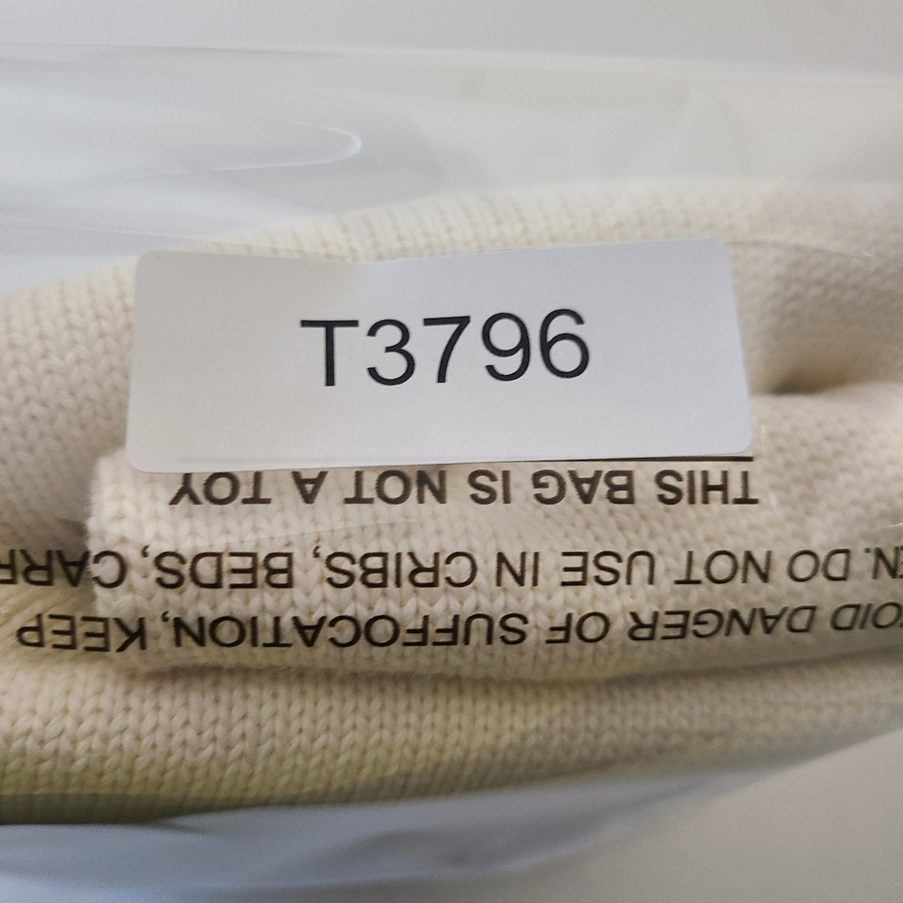 $398 Frank & Eileen Monterey Cream Rolled Funnel Neck Sweater Size M - Picture 5 of 9